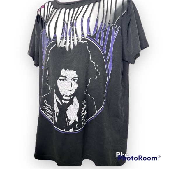 Jimi Hendrix Sexy Grunge Tee - Picture 3 of 5